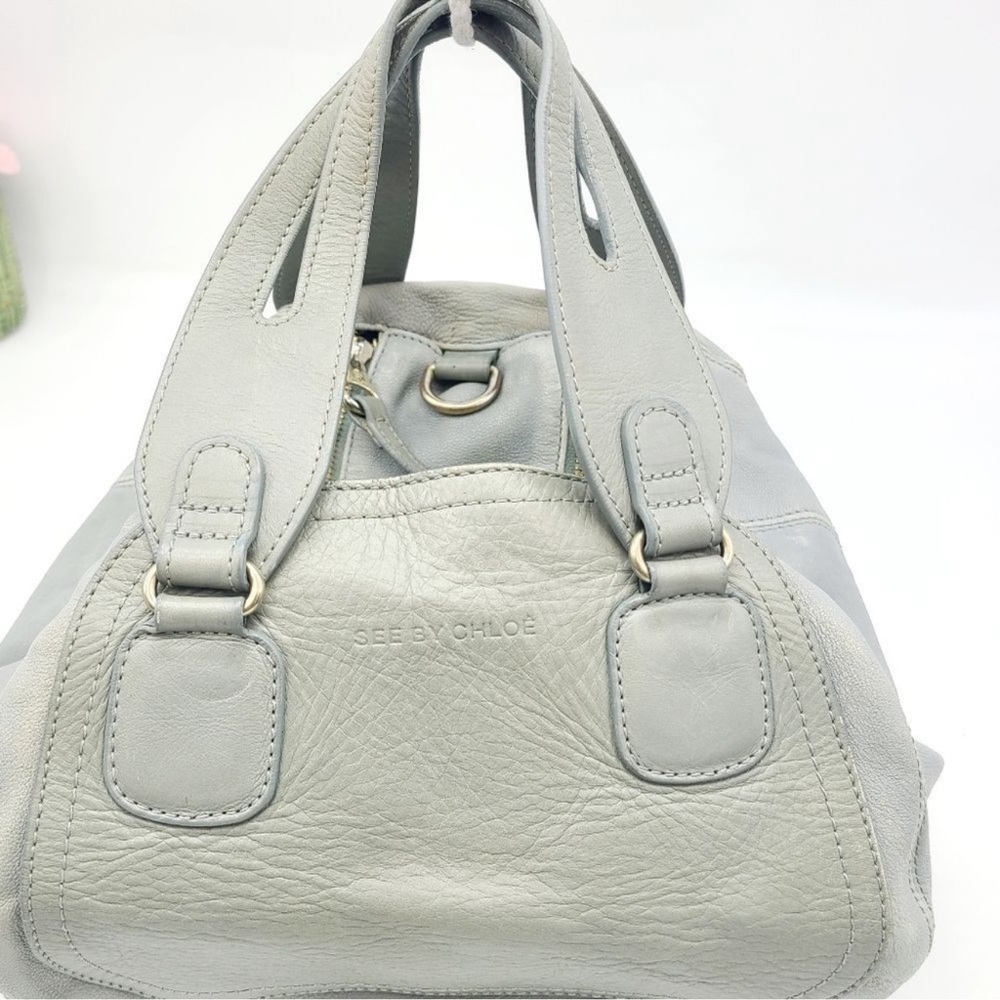 Chloe Gray Satchel Bag